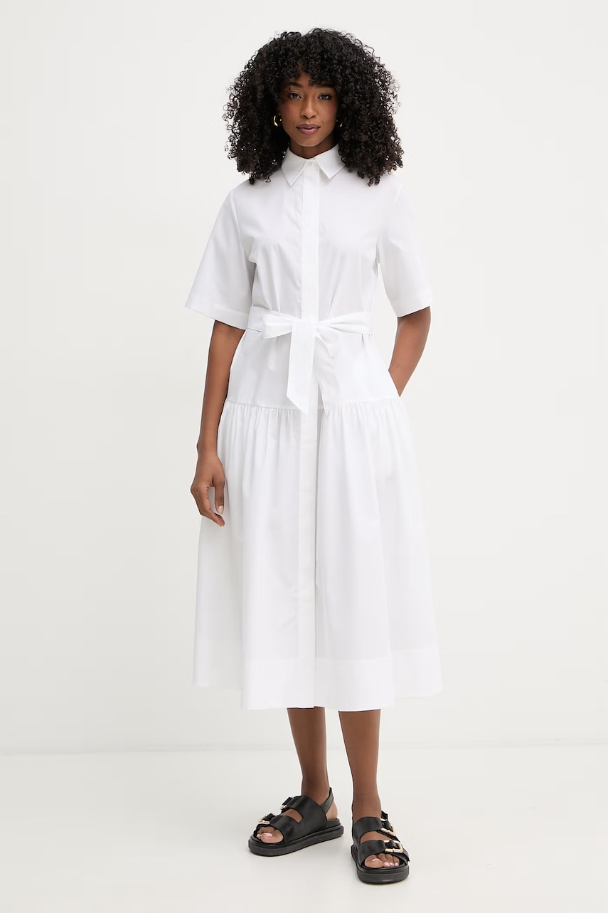 Karl Lagerfeld rochie tip cămașă din bumbac