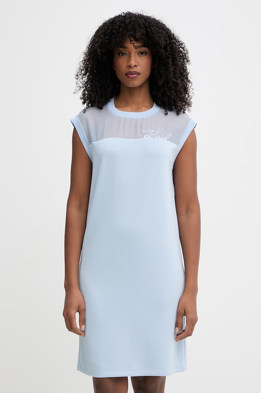 Karl Lagerfeld rochie cu vâscoză