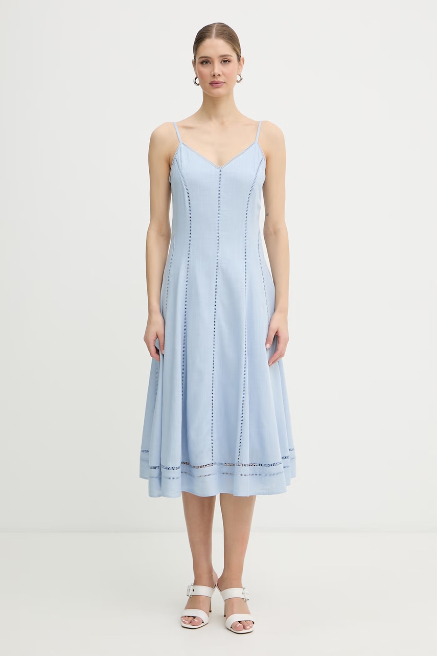 Karl Lagerfeld rochie cu amestec de in