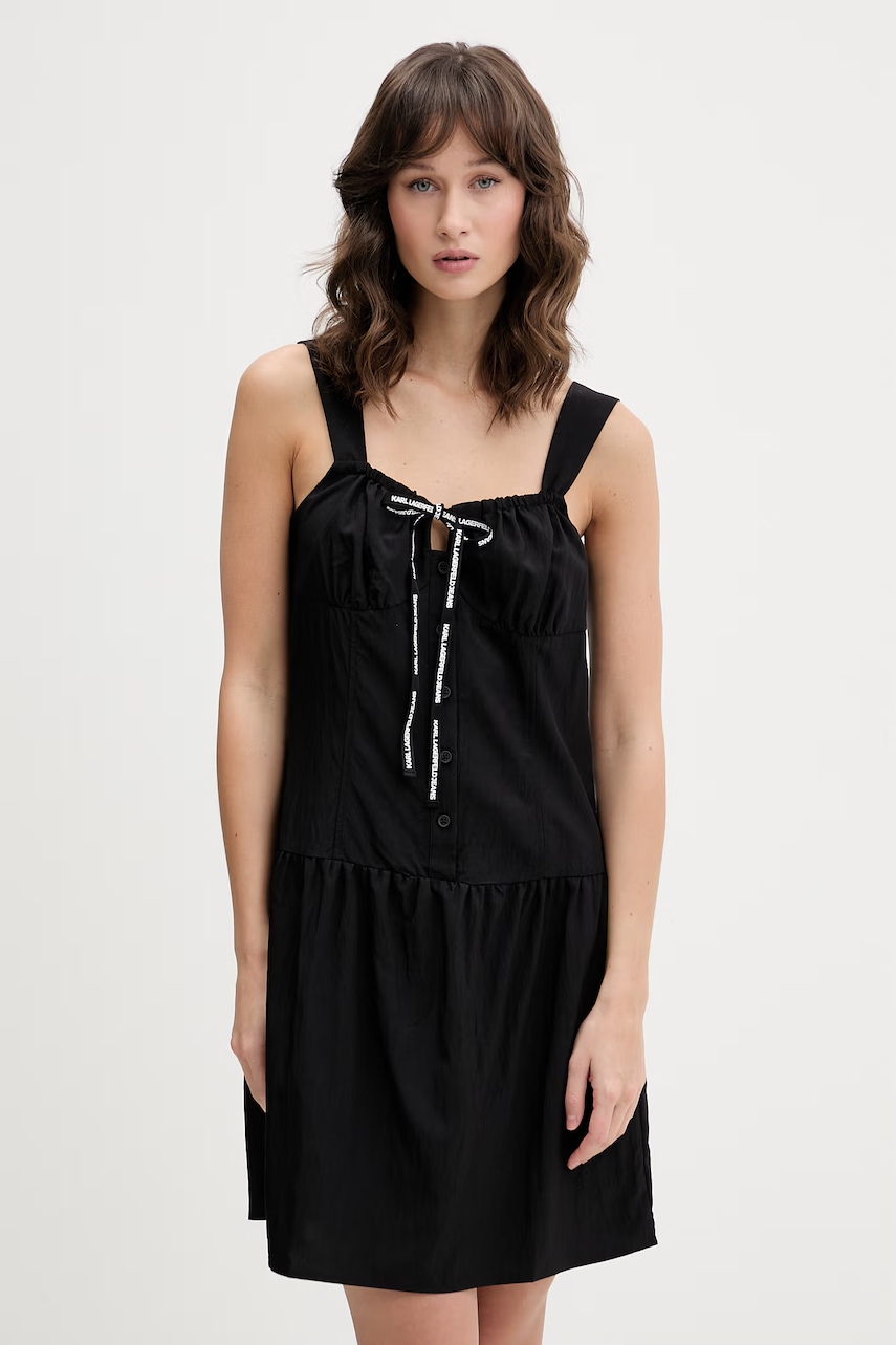 Karl Lagerfeld Jeans Rochie cu vâscoză