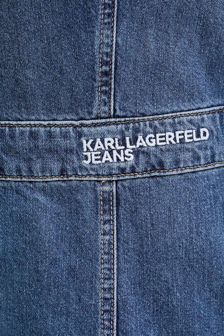 Rifľové šaty Karl Lagerfeld Jeans