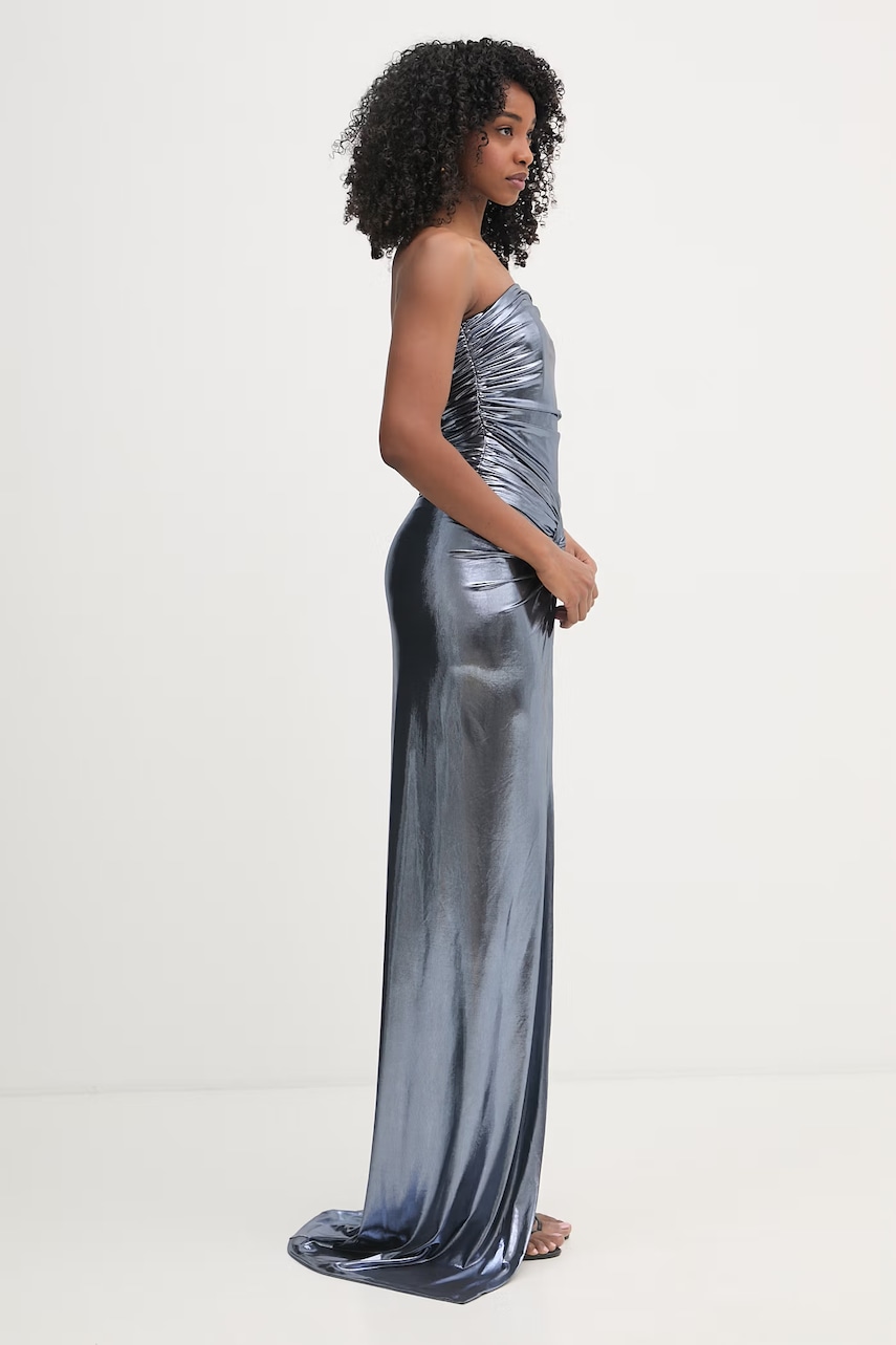 Retrofete drapované šaty Maytal