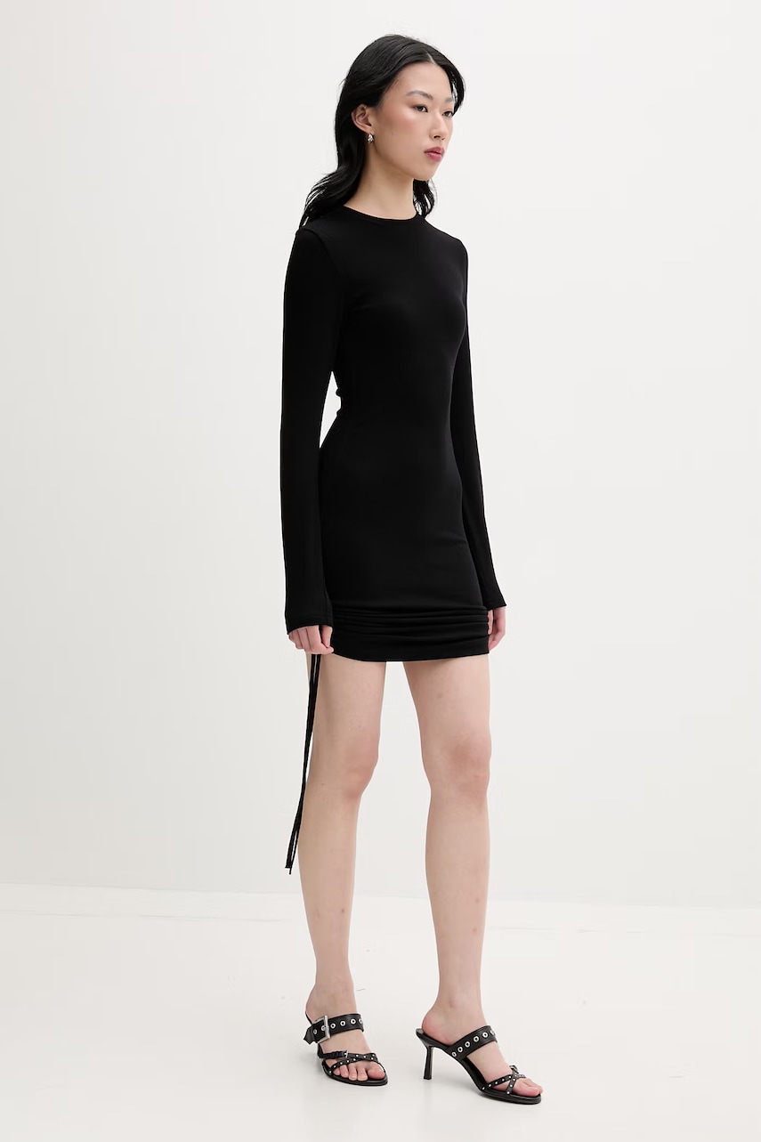 La Mania drapované šaty z viskózy FAITH