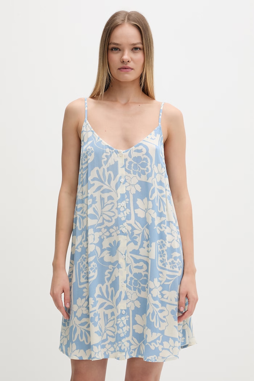 Rip Curl καλοκαιρινό από βισκόζη PARTY PACK 08UWDR μπλε XS,S,M,L