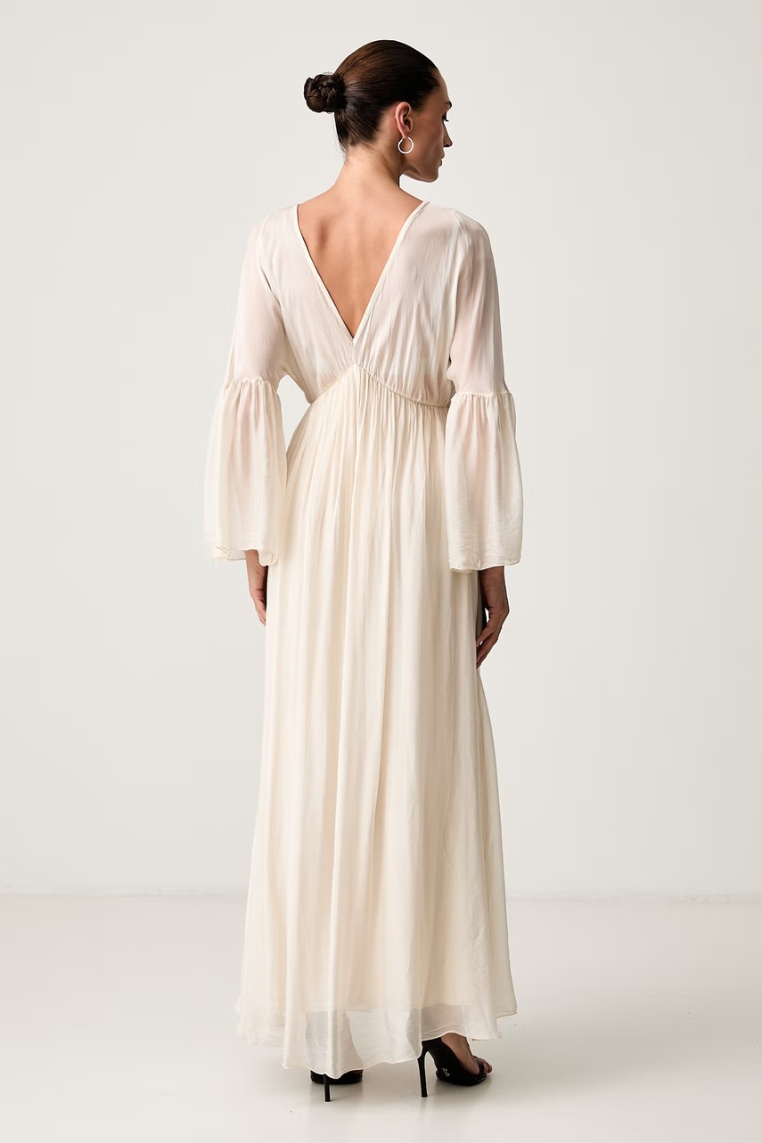 Haveone сукня з шовком