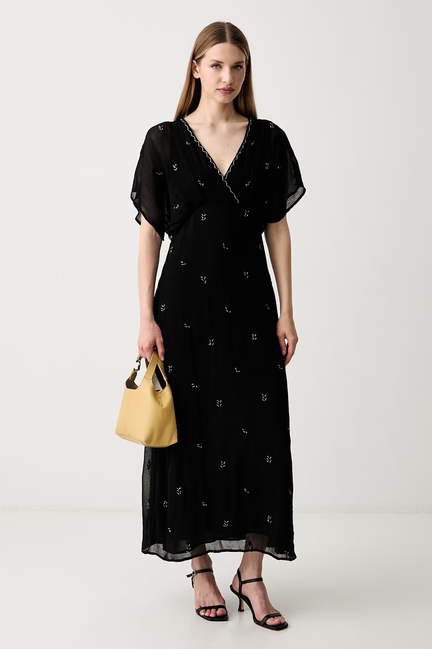 Pedro del Hierro Pedro del Hierro φόρεμα flared από βισκόζη - 2
