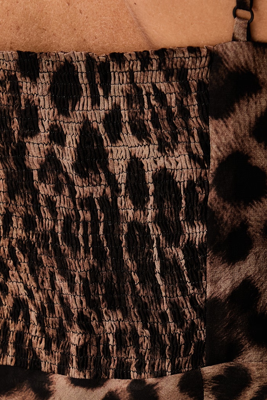 Le Privé καλοκαιρινό από βισκόζη JANELLE CHIFFON LEOPARD φωτογραφία