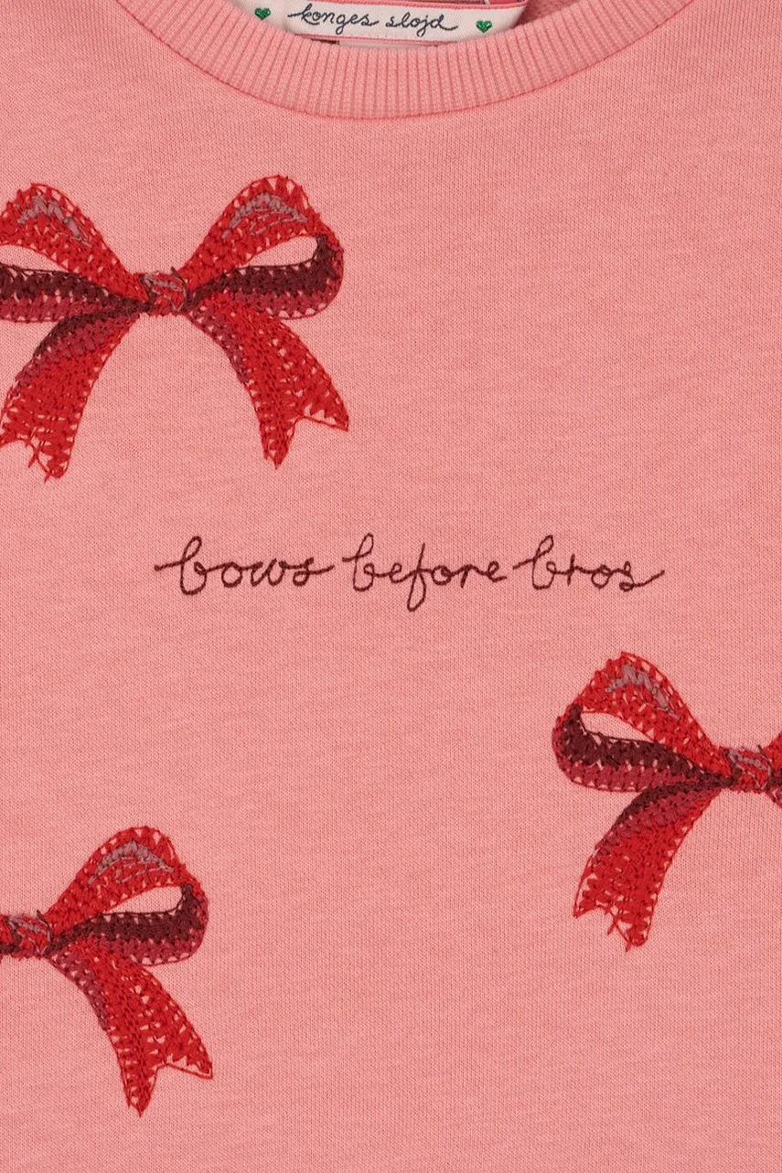 Dívčí šaty Konges Sløjd LOU BOW SWEAT DRESS OCS (obrázek 3)