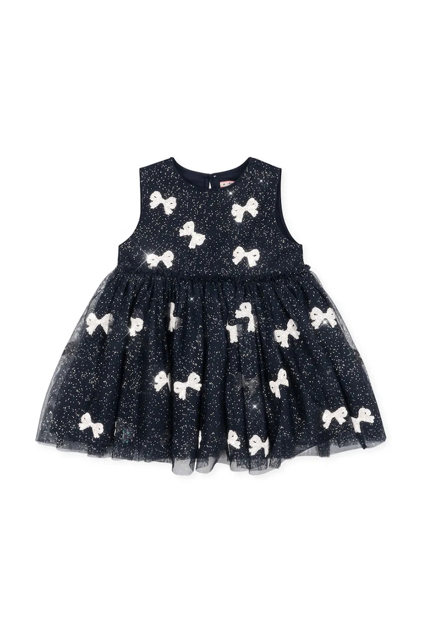 Детское платье Konges Sløjd YVONNE DRESS цвет синий mini расклешённое KS104470 Детское платье Konges Sløjd YVONNE DRESS цвет синий mini расклешённое KS104470
