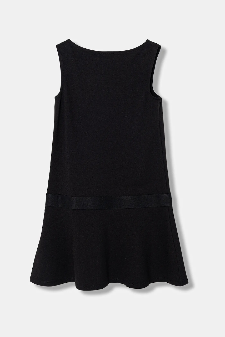 Детское платье Calvin Klein Jeans цвет чёрный mini расклешённое IG0IG03079 в Полтаве Детское платье Calvin Klein Jeans цвет чёрный mini расклешённое IG0IG03079 в Полтаве