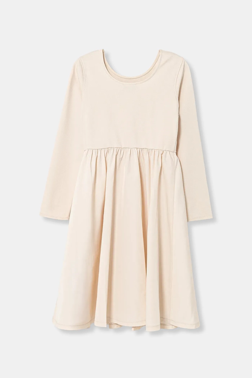 Детское платье Calvin Klein Jeans цвет бежевый mini расклешённое IG0IG03082 в Полтаве Детское платье Calvin Klein Jeans цвет бежевый mini расклешённое IG0IG03082 в Полтаве