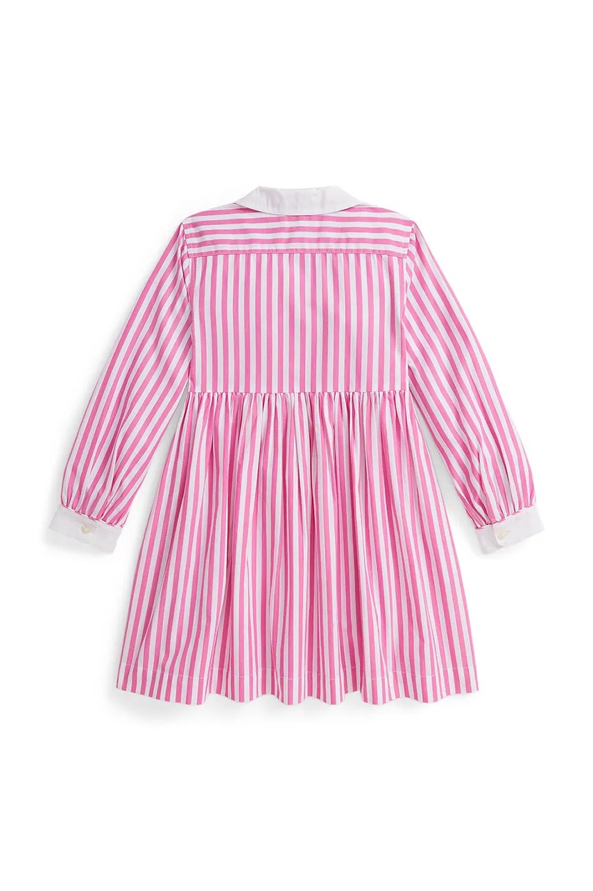 Хлопковое детское платье Polo Ralph Lauren