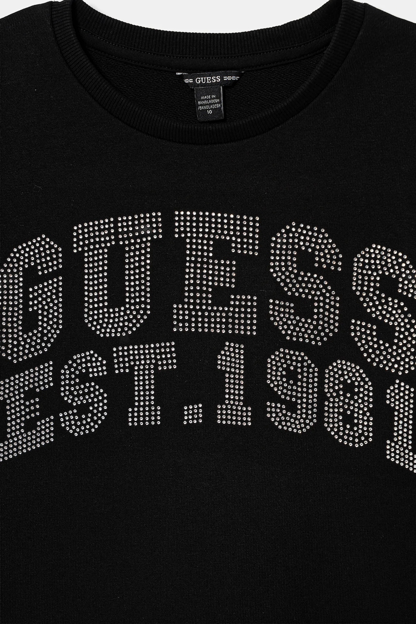 Dievčenské bavlnené šaty Guess