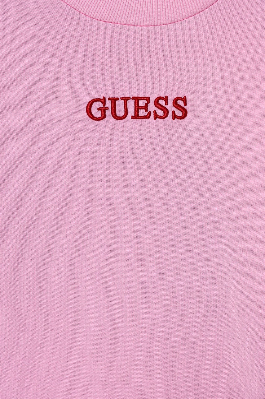 Dievčenské bavlnené šaty Guess