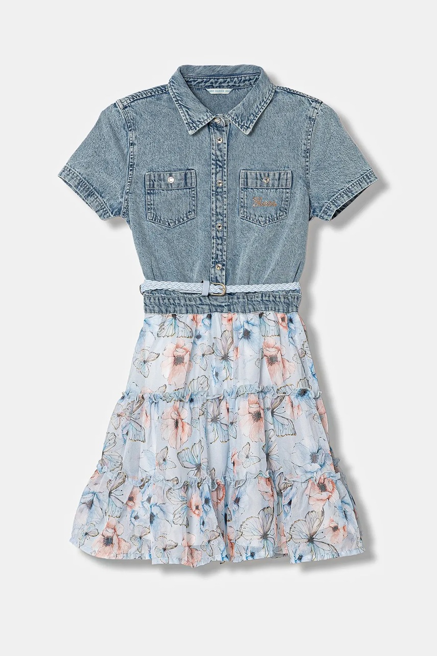 Guess rochie din bumbac pentru copii