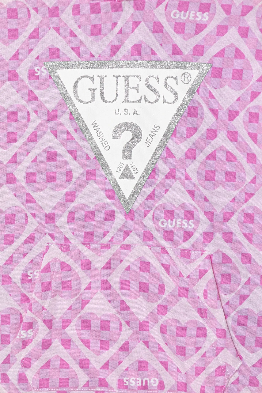 Dievčenské bavlnené šaty Guess