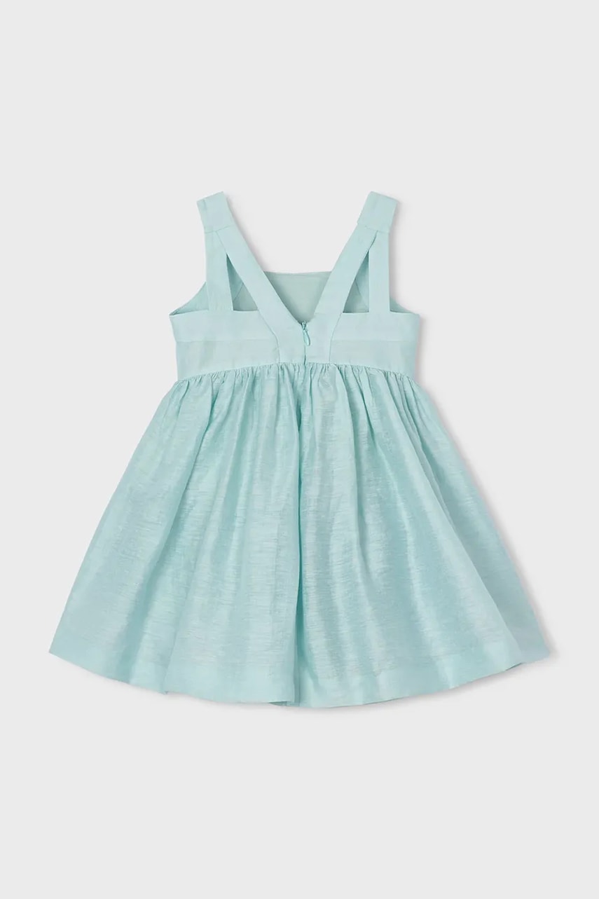 Dětské šaty se lnem Mayoral