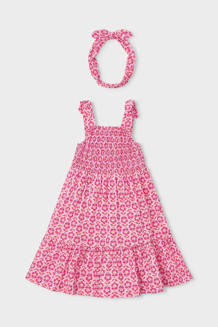 Mayoral rochie din bumbac pentru copii