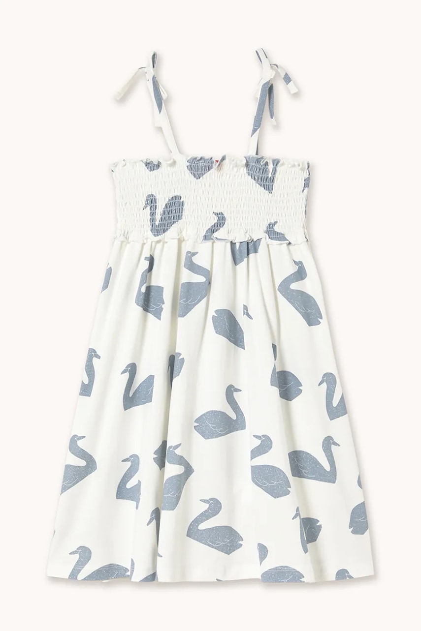 Хлопковое детское платье Tinycottons BIG SWANS KNITTED DRESS Хлопковое детское платье Tinycottons BIG SWANS KNITTED DRESS