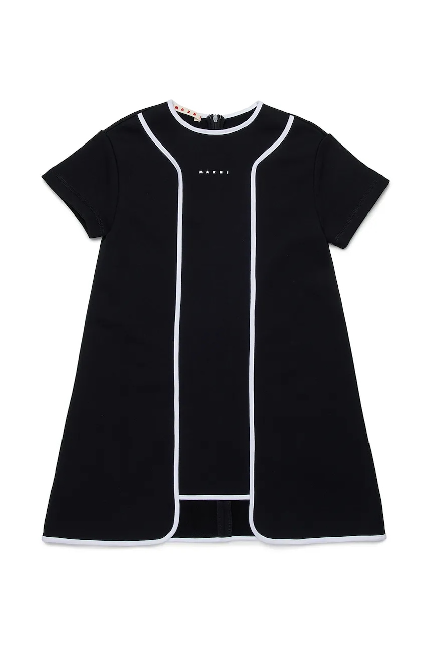 Παιδικό βαμβακερό φόρεμα Marni MD315F DRESS