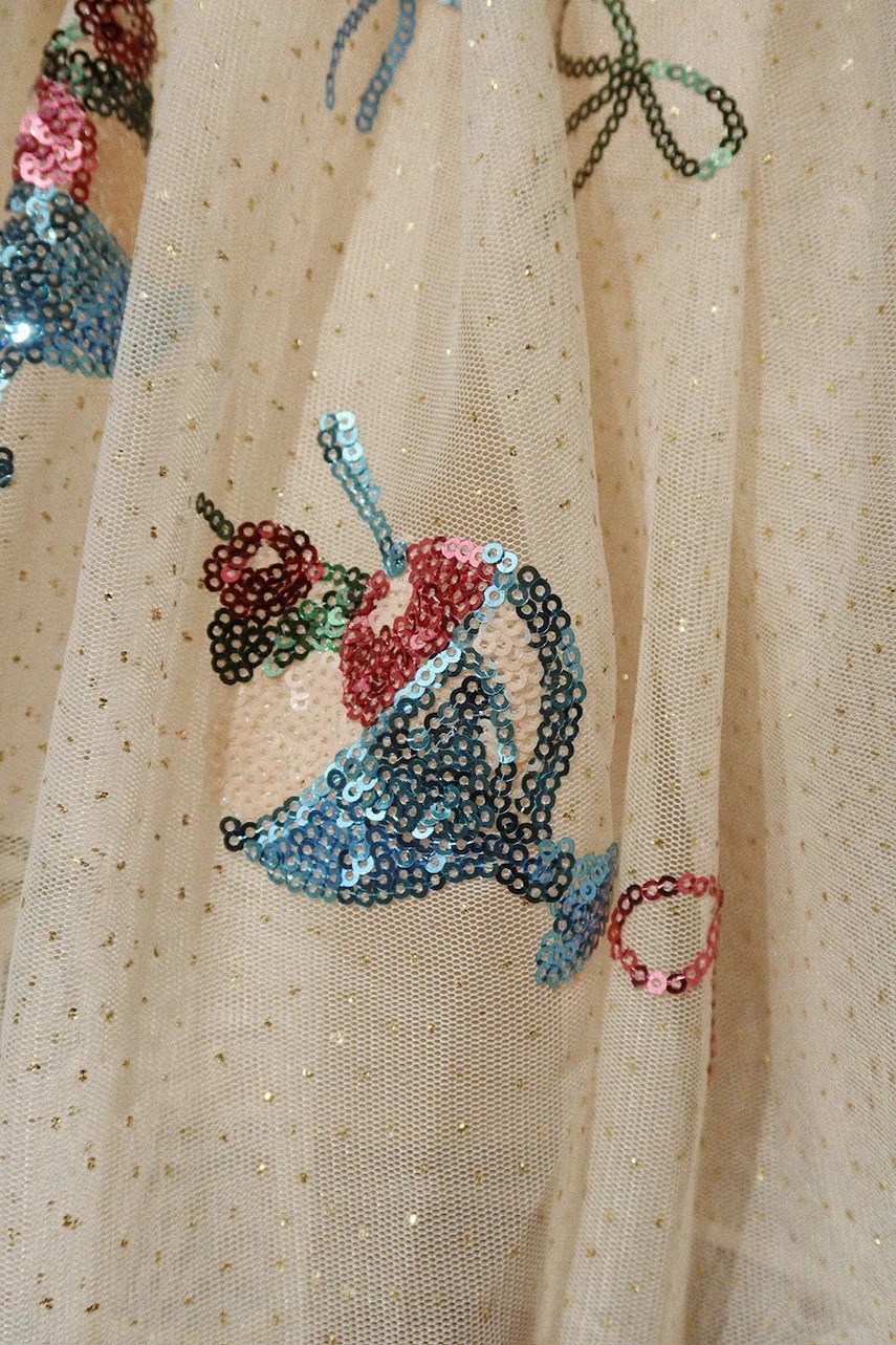 Dievčenské šaty Konges Sløjd YVONNE PUFF DRESS