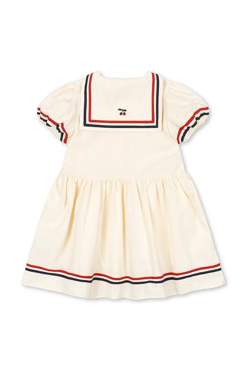 Dievčenské bavlnené šaty Konges Sløjd ALLIE DRESS GOTS