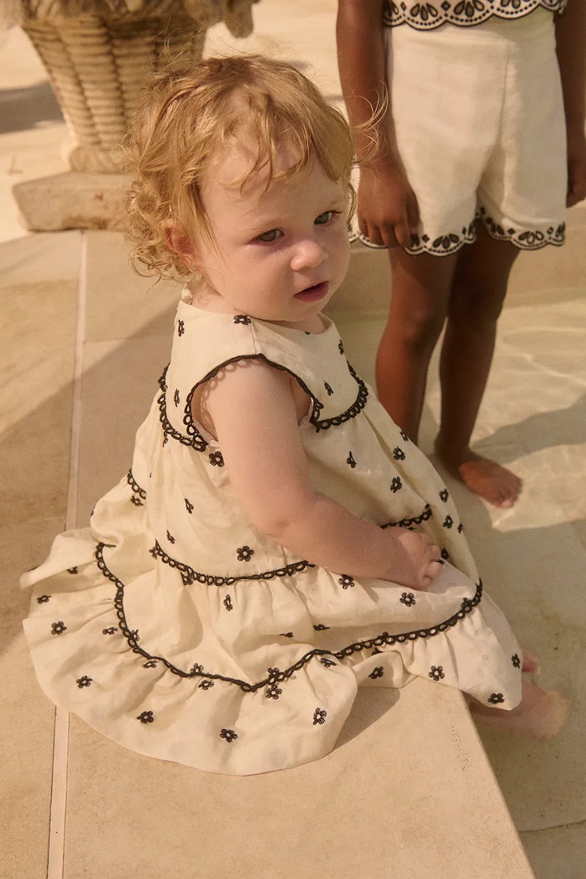 Abel&Lula rochie pentru bebeluși cu in