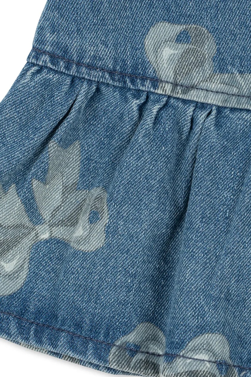 Dievčenské rifľové šaty Konges Sløjd MAGOT FRILL DRESS GOTS