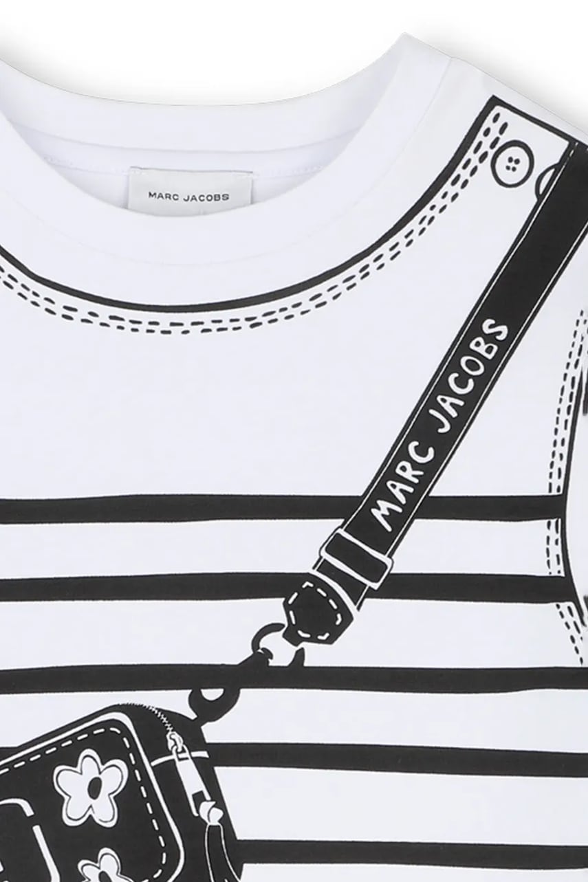 Dievčenské bavlnené šaty Marc Jacobs