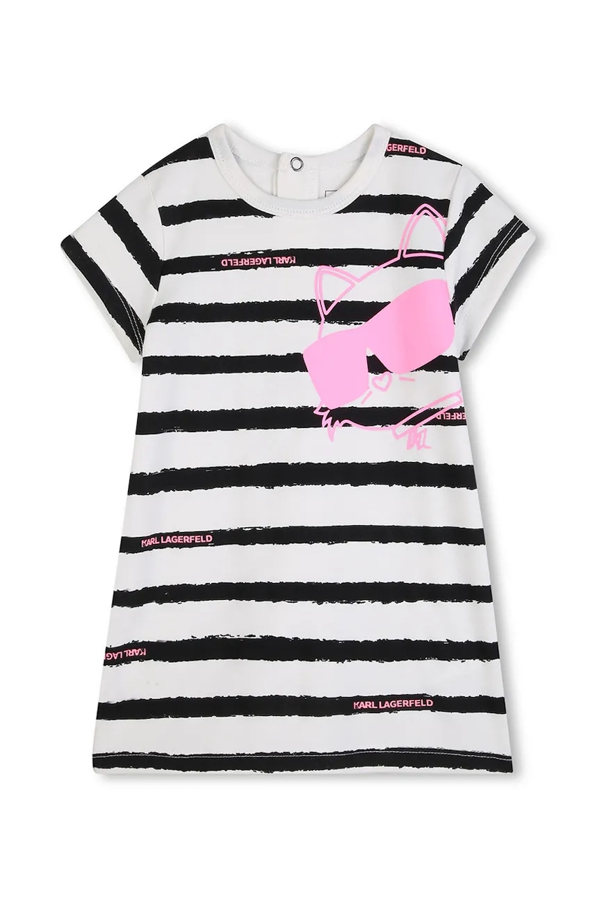 Karl Lagerfeld rochie din bumbac pentru copii