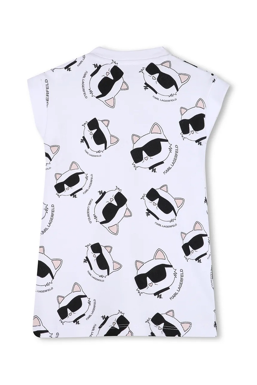 Дитяча бавовняна сукня Karl Lagerfeld