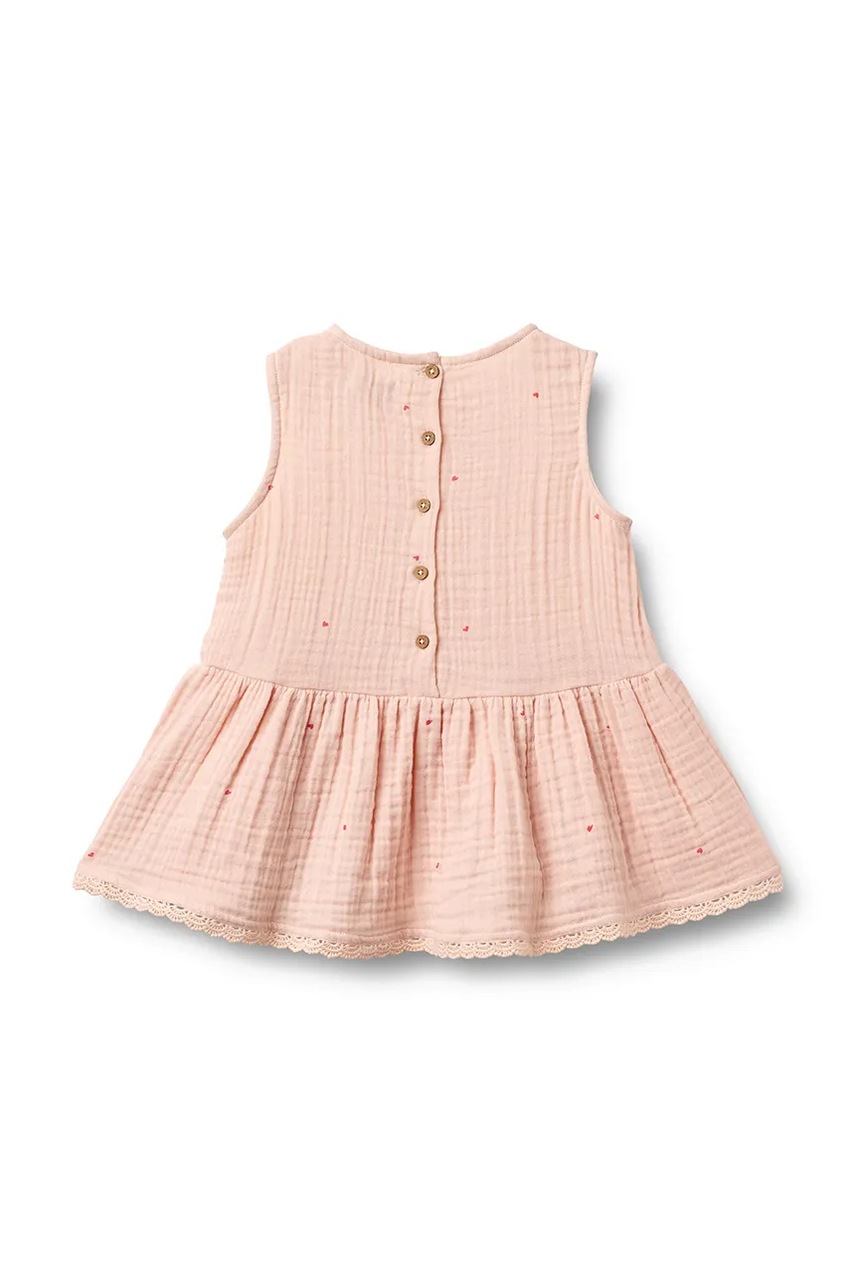 Παιδικό βαμβακερό φόρεμα Wheat φωτογραφία