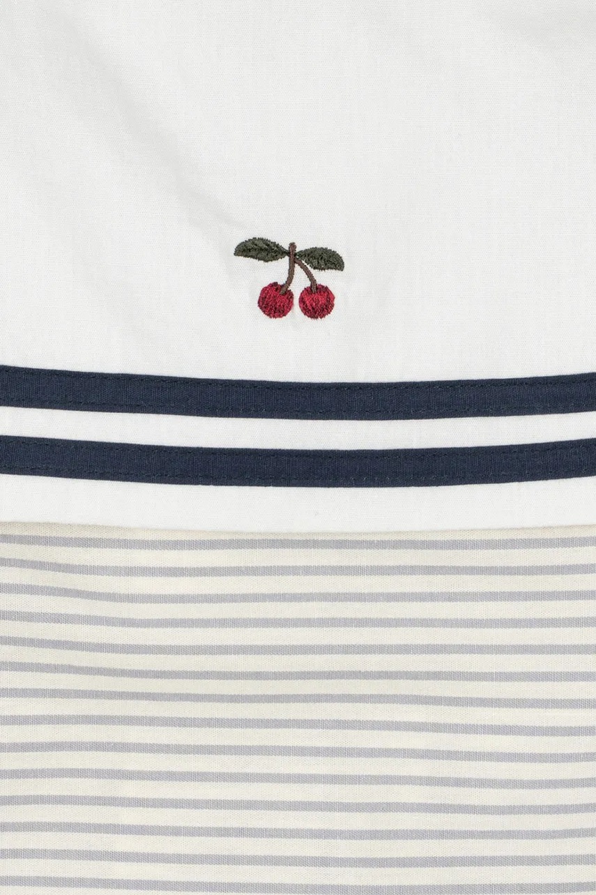 Konges Sløjd šaty s rozšíreným strihom bavlnené ALLIE SAILOR DRESS GOTS