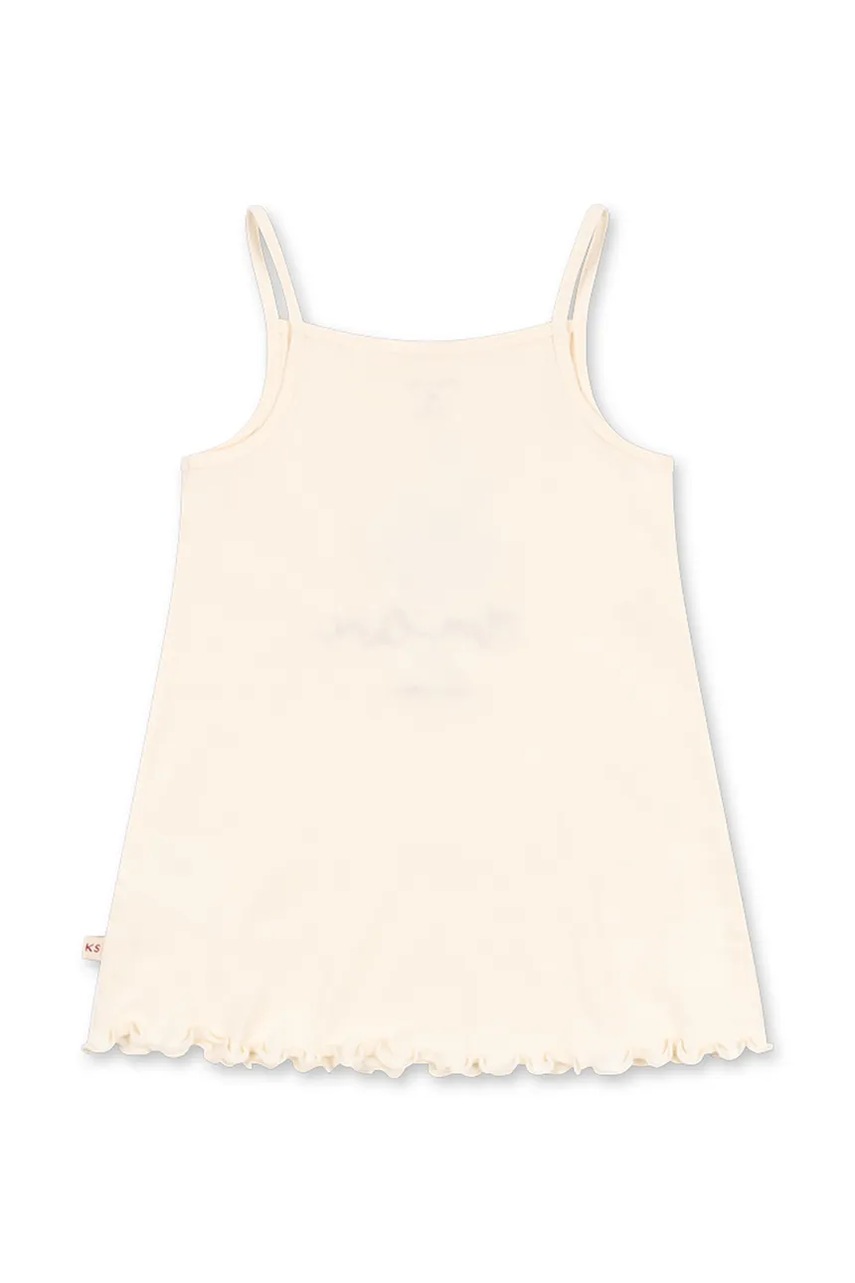 Konges Sløjd šaty bavlnené FAMO STRAP DRESS GOTS