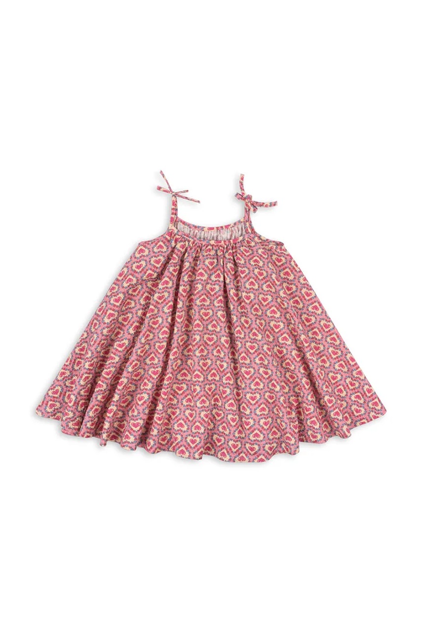 Konges Sløjd letné šaty s bavlnou VIVIAN STRAP DRESS GOTS