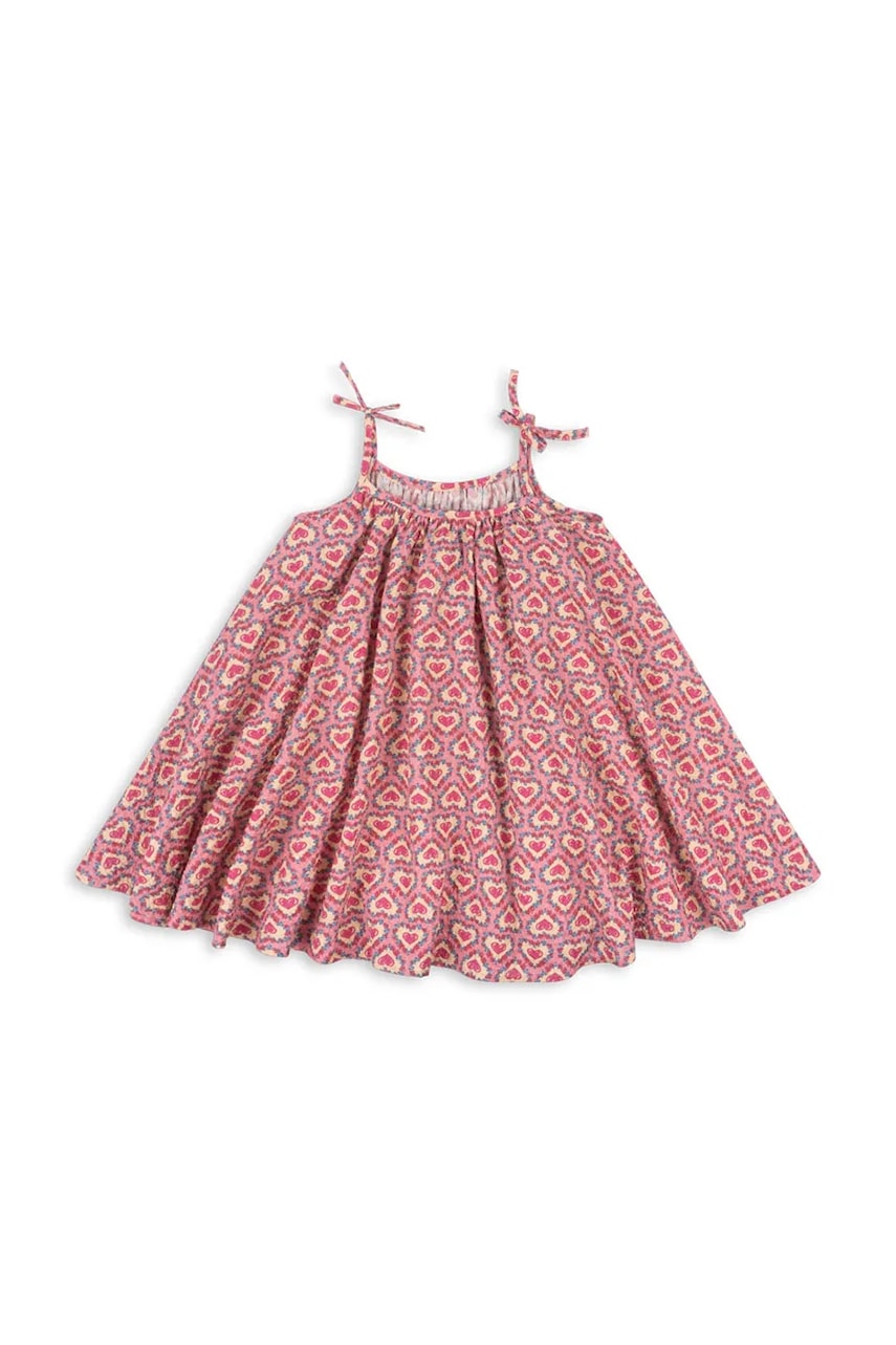 Konges Sløjd letné šaty s bavlnou VIVIAN STRAP DRESS GOTS