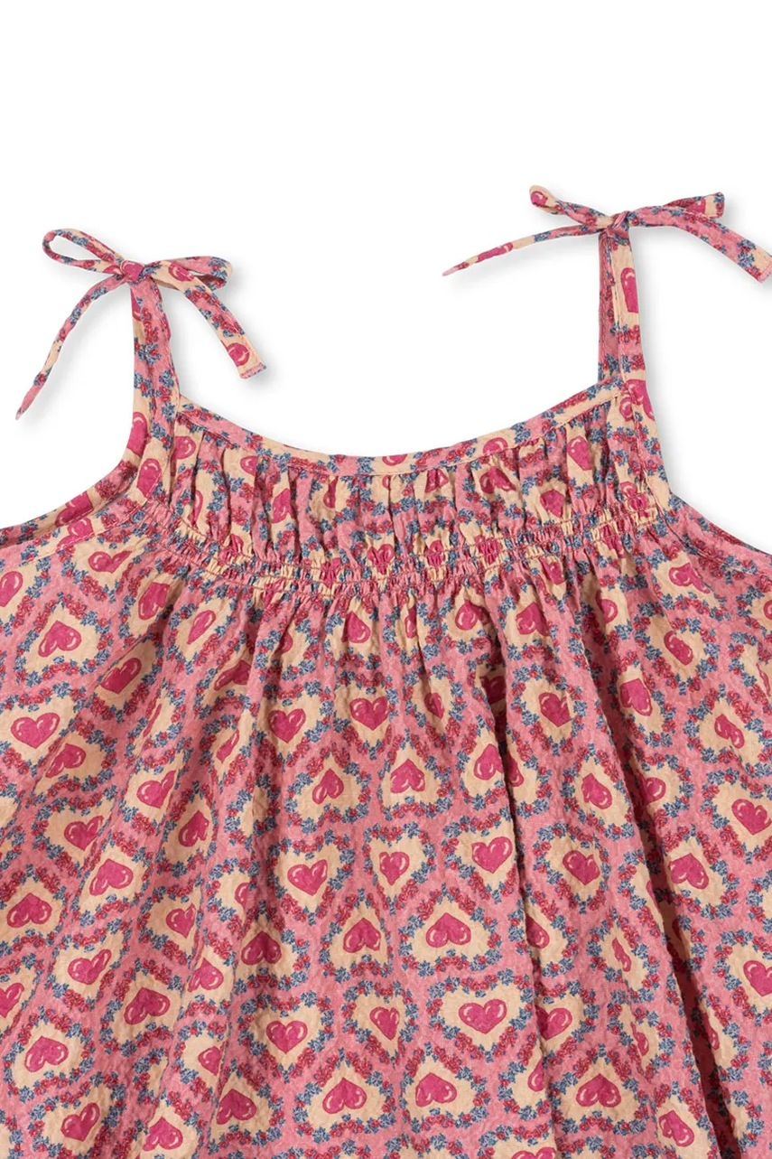 Konges Sløjd letné šaty s bavlnou VIVIAN STRAP DRESS GOTS