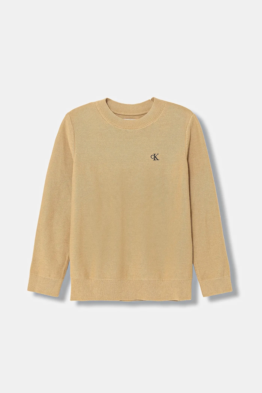 Detský bavlnený sveter Calvin Klein Jeans