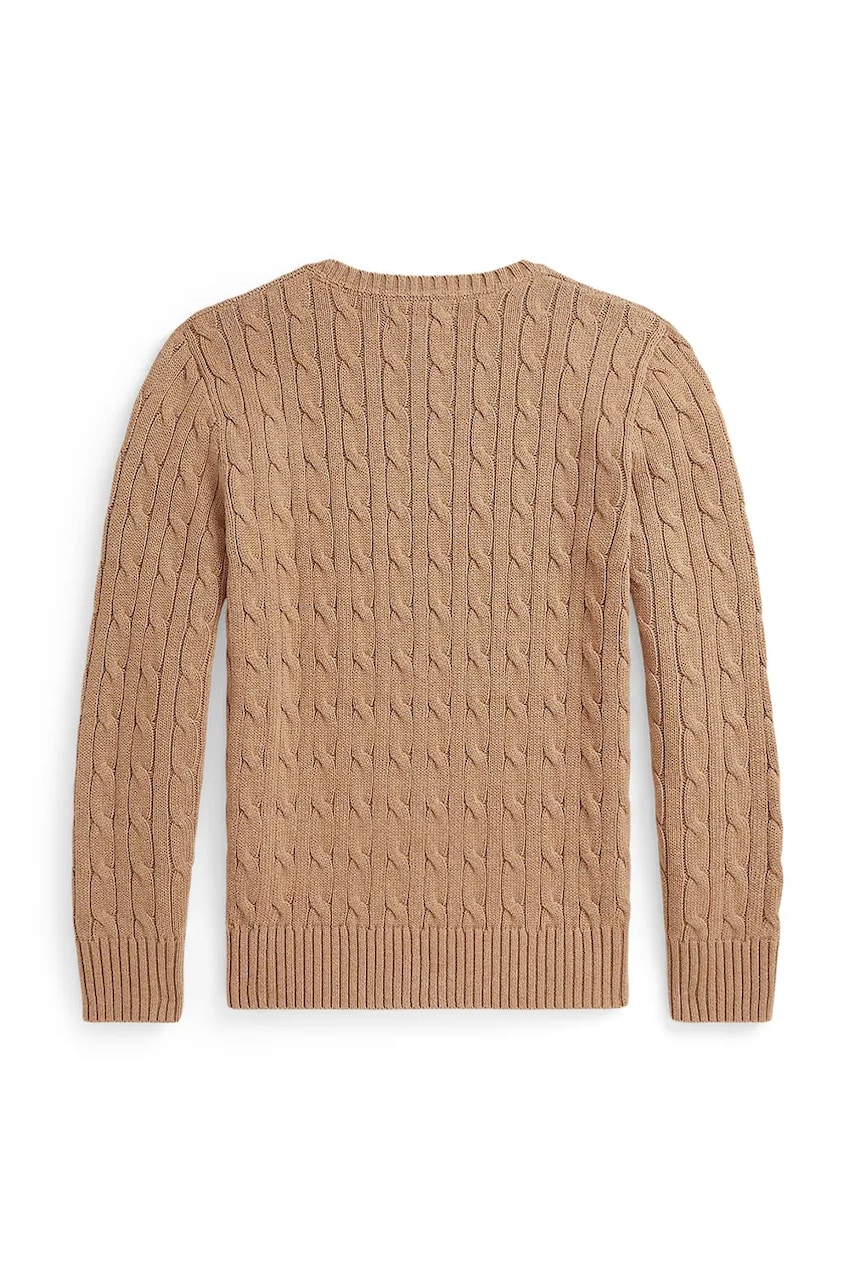 Detský bavlnený sveter Polo Ralph Lauren