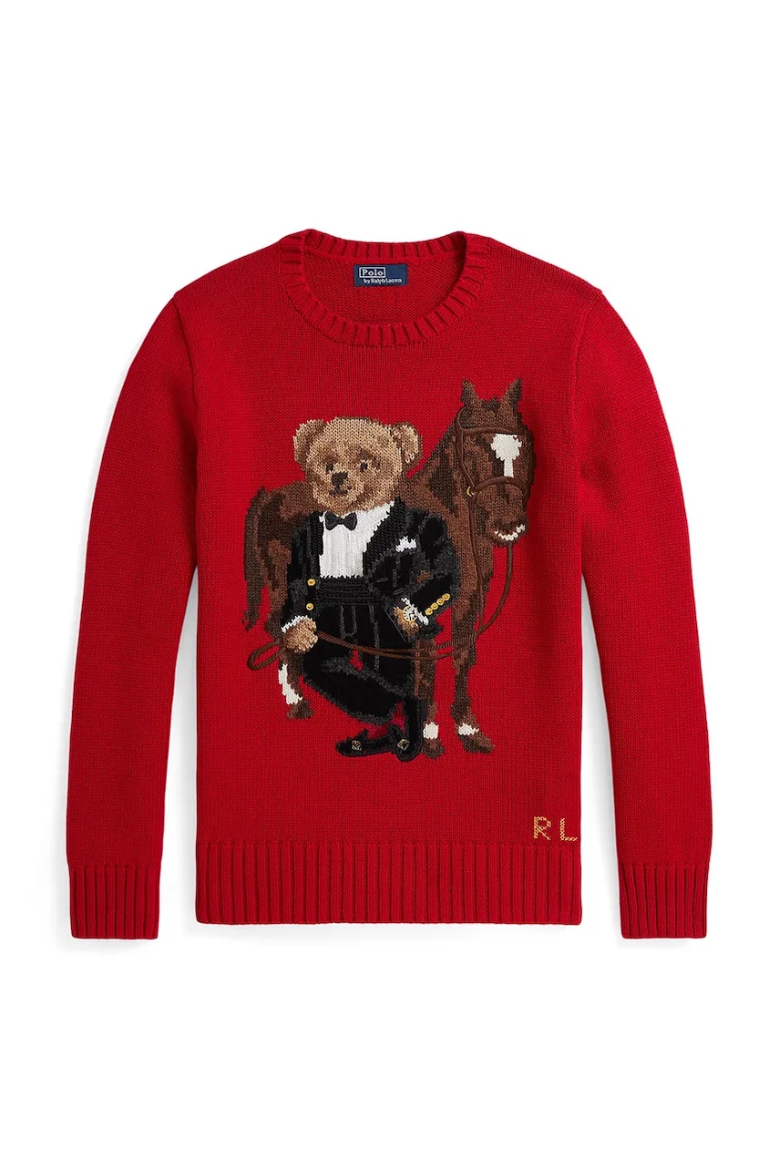 Детский хлопковый свитер Polo Ralph Lauren