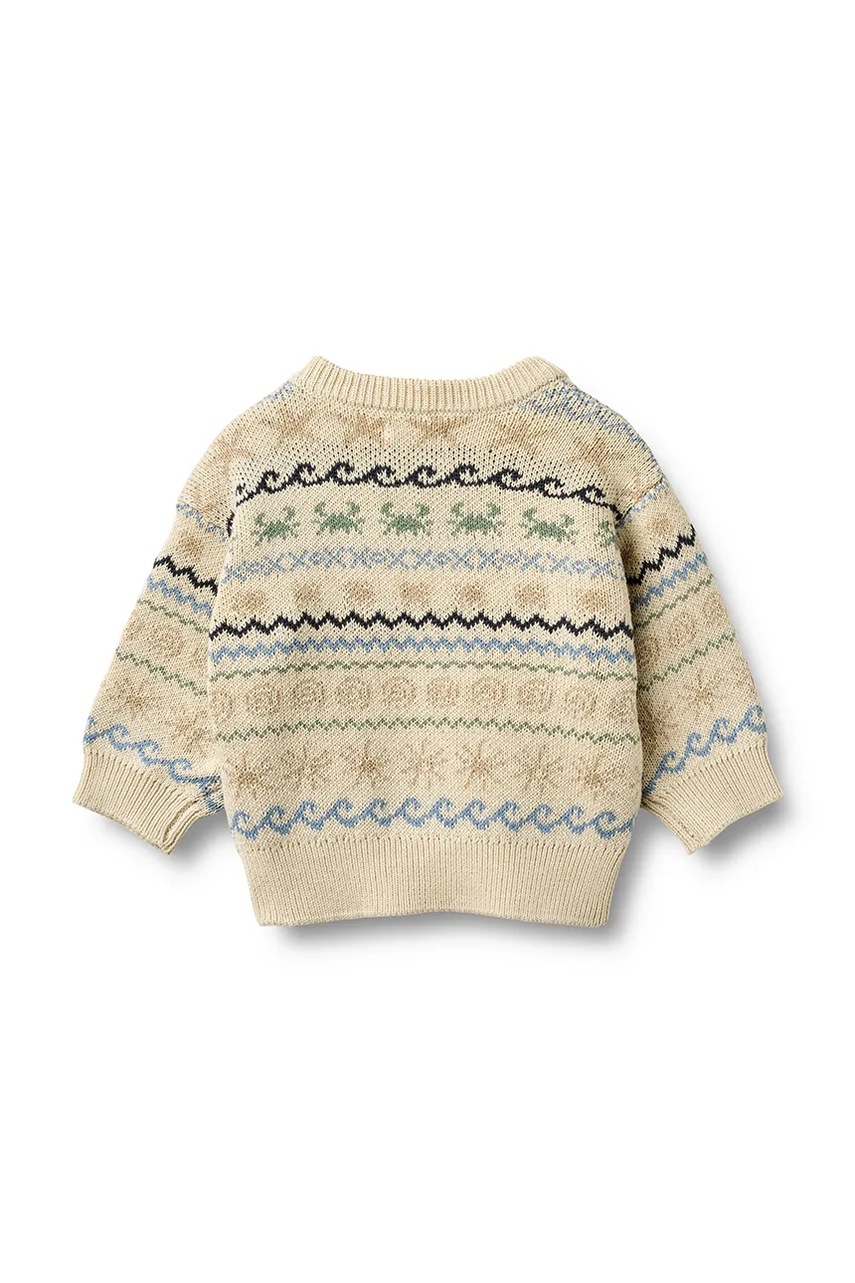 Βρεφικό βαμβακερό πουλόβερ Wheat φωτογραφία