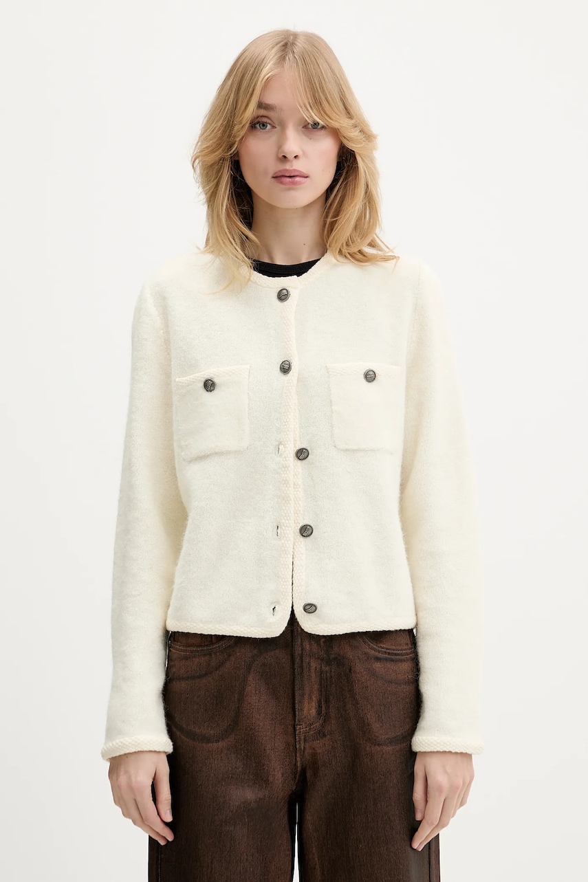 Gestuz cardigan din amestec de lână