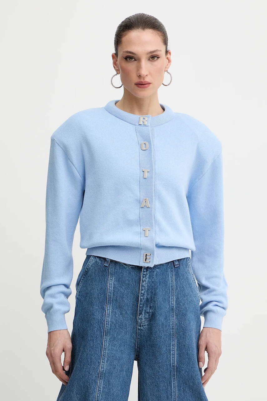 Rotate cardigan din amestec de casmir