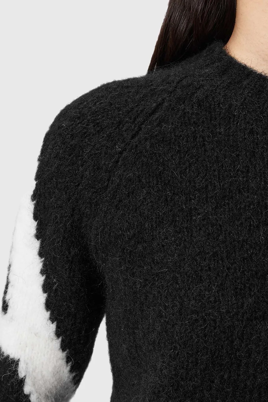 Svetr s příměsí alpakové vlny AllSaints (obrázek 6)