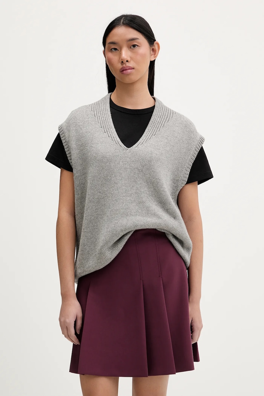 Γυναικεία πουλόβερ χωρίς φερμουάρ hugo σε γκρι