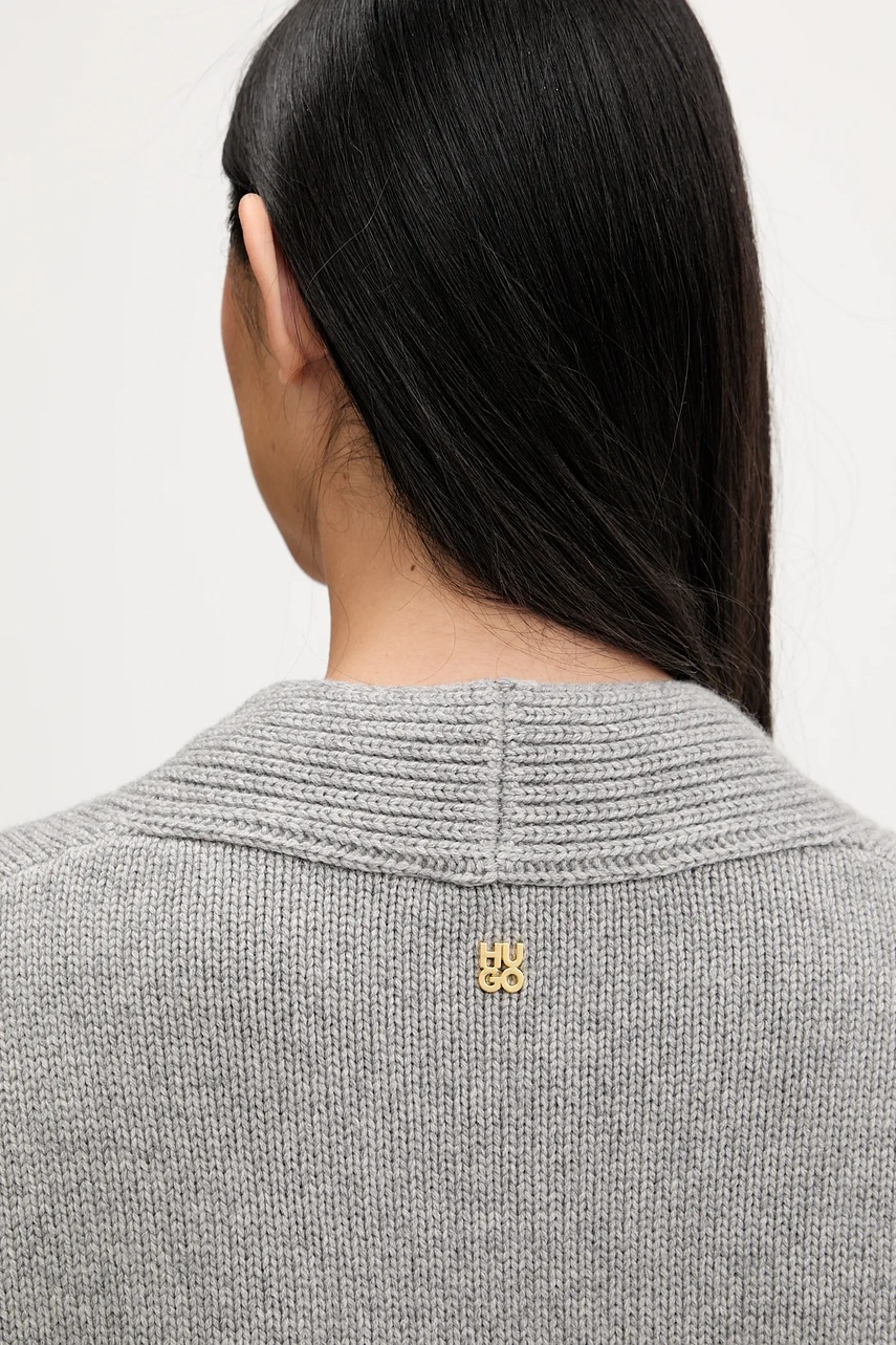 Vesta z kašmírové směsi HUGO Sliege (obrázek 6)