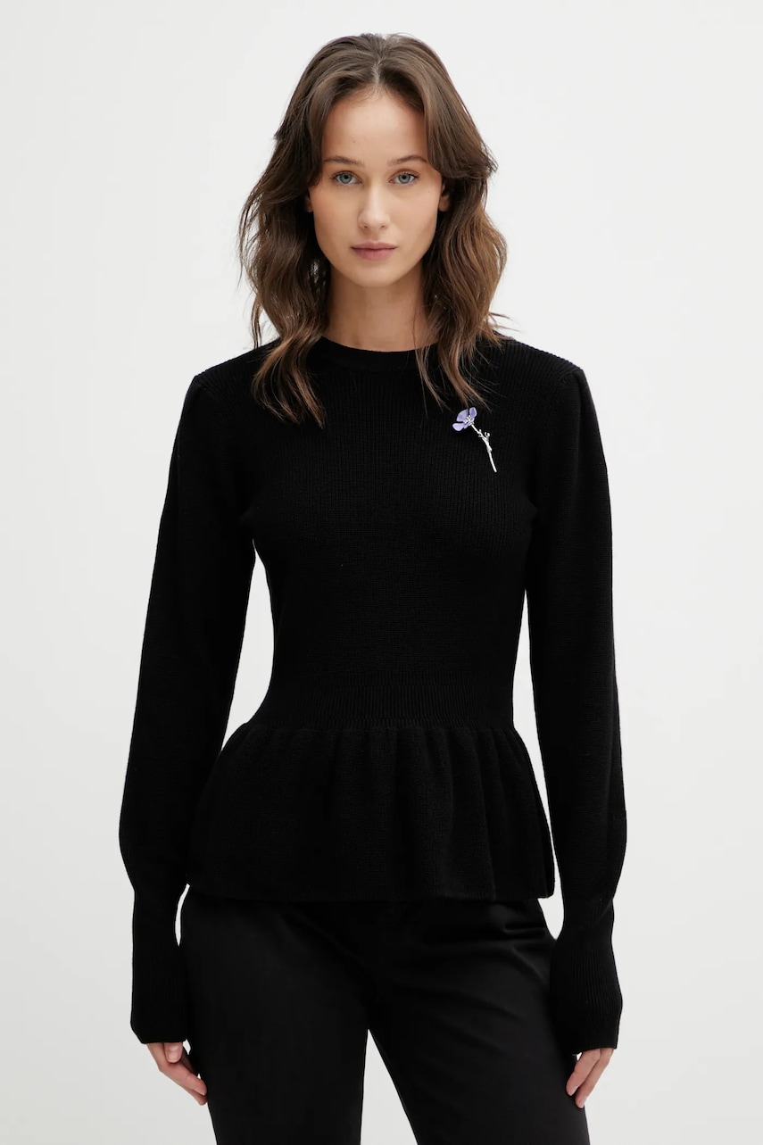 Βαμβακερό πουλόβερ HUGO Sabanna