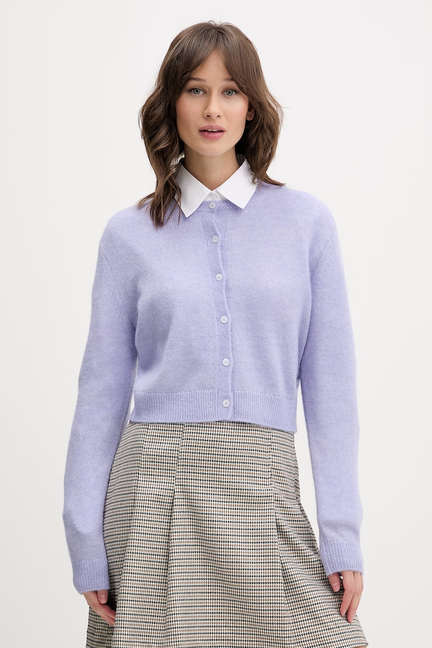 HUGO cardigan din amestec de lână Sfebra