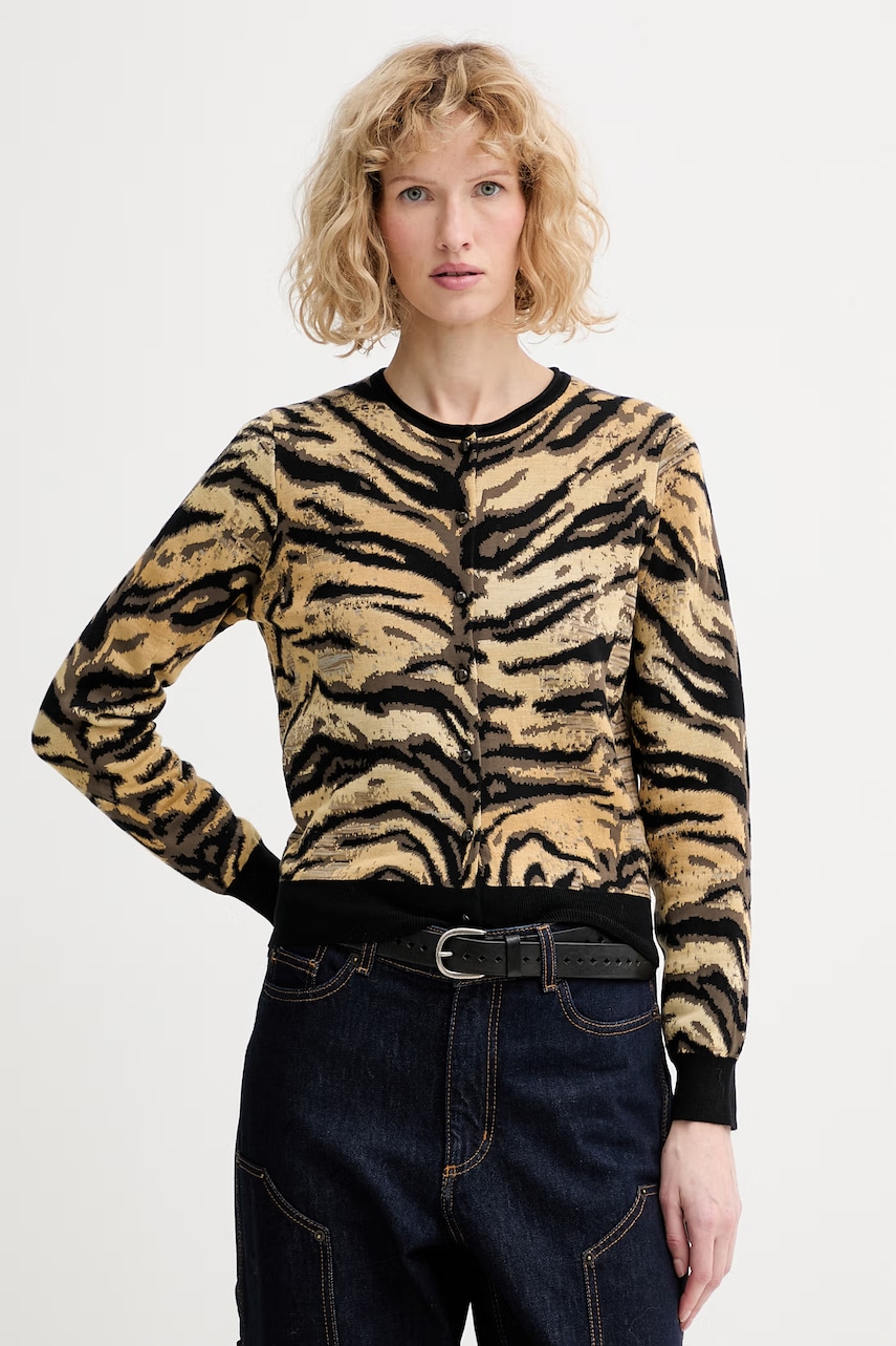 Kenzo cardigan din amestec de lână