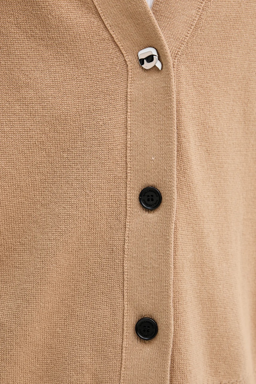 Bavlněný kardigan Karl Lagerfeld IKON (obrázek 5)